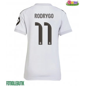 Real Madrid Rodrygo Goes #11 Hemmatröja Kvinnor 2025-26 Kortärmad